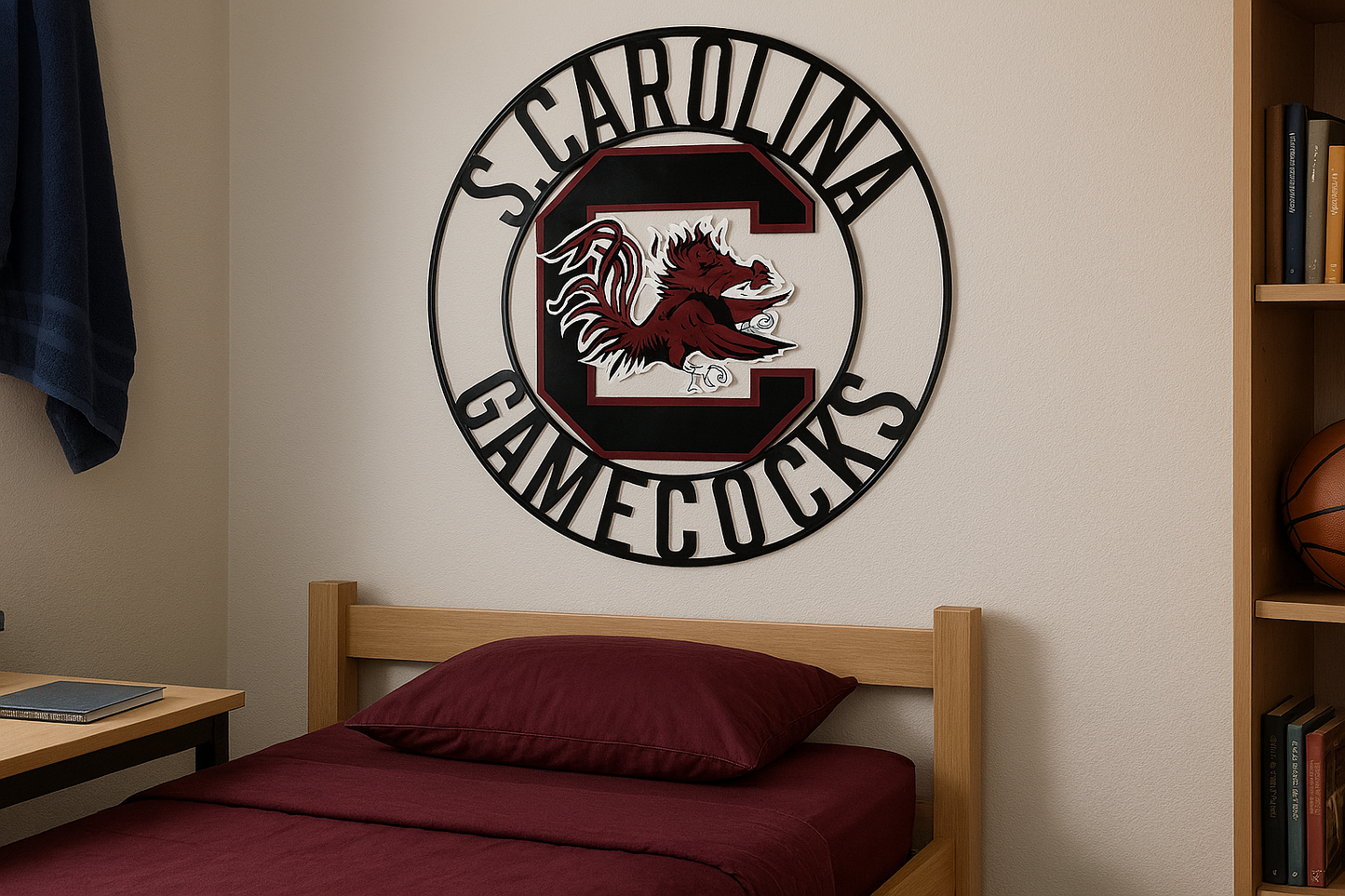 USC Gamecocks Wrought Iron Wall Décor