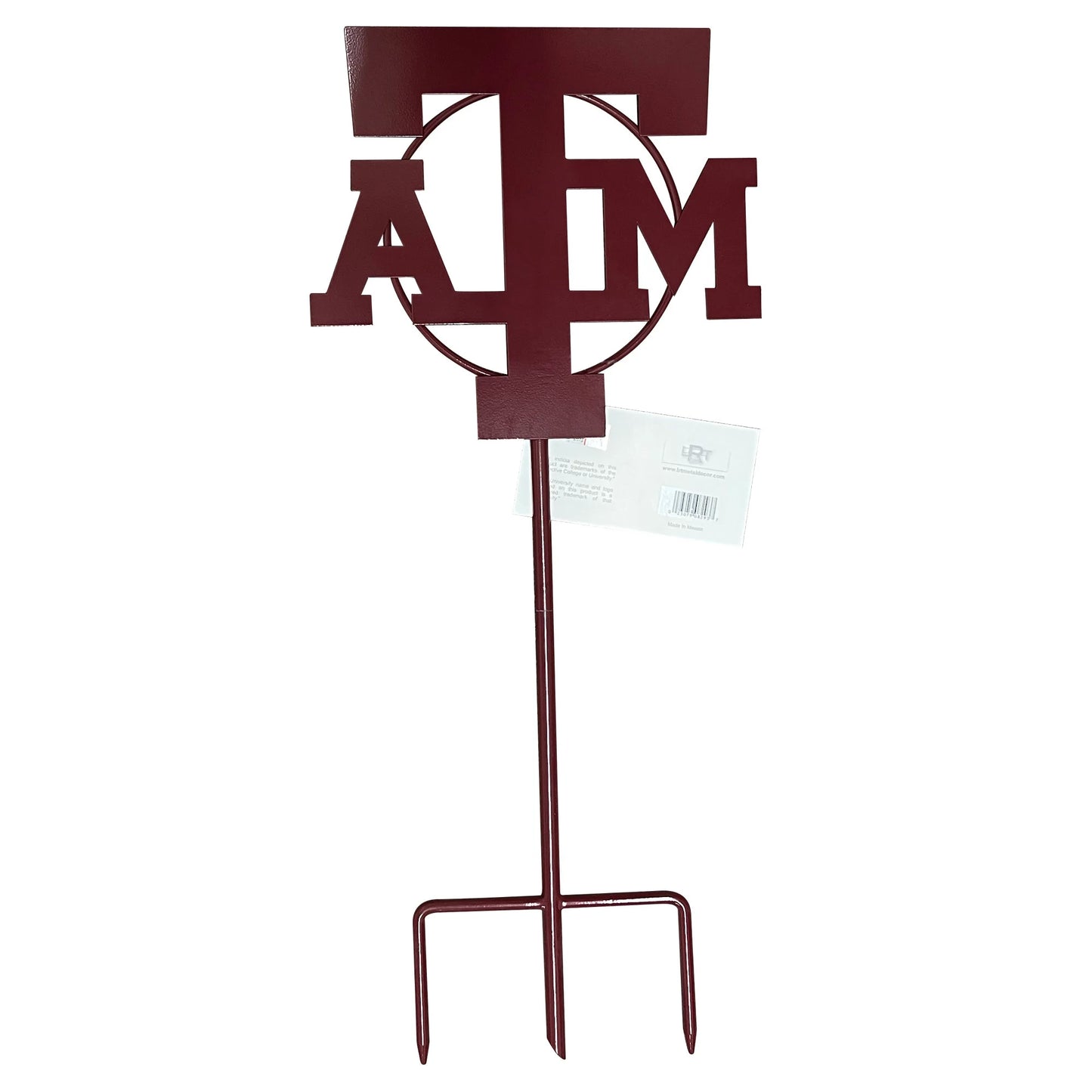 Texas A&M Logo Wrought Iron Yard Decor