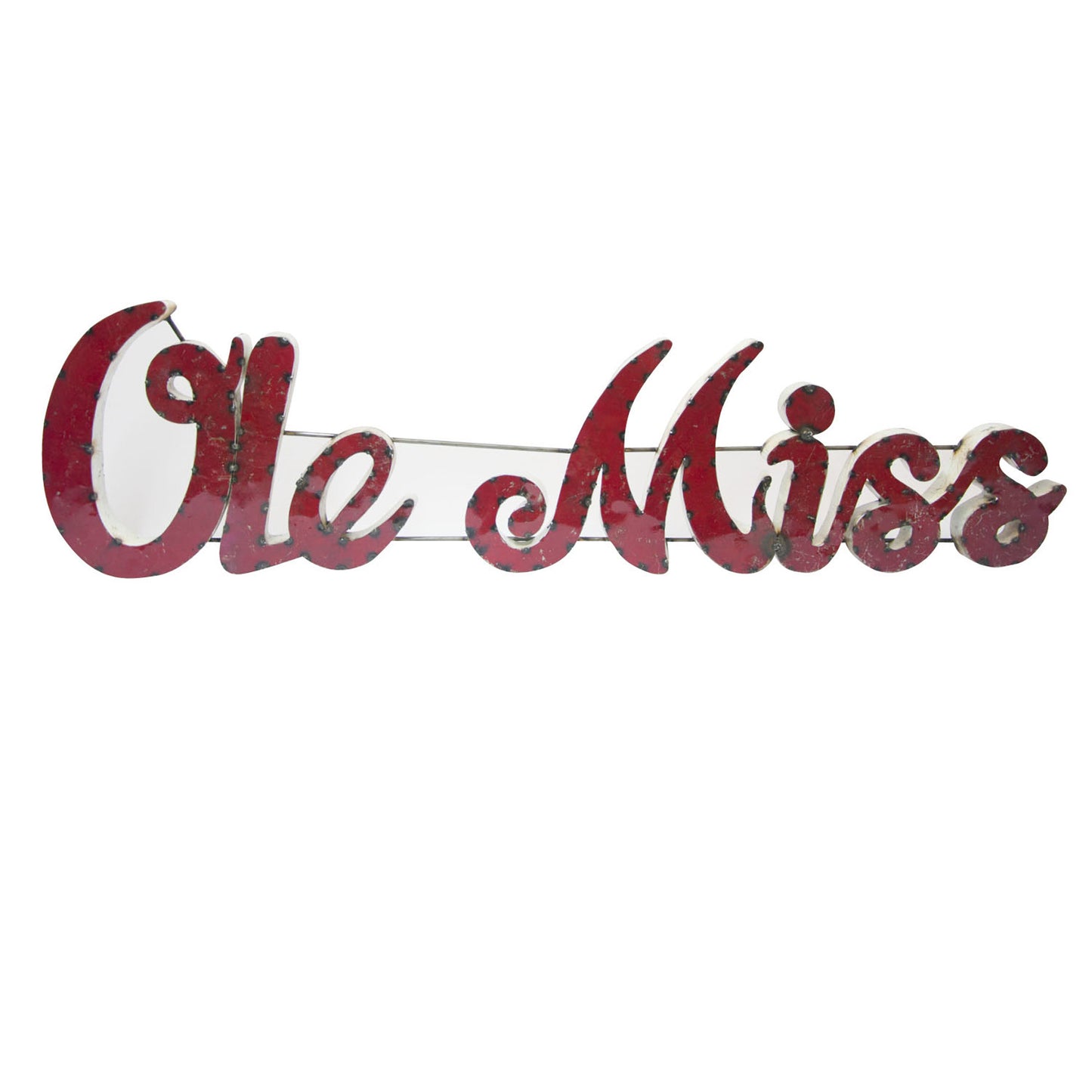 Ole Miss Recycled Metal Wall Decor