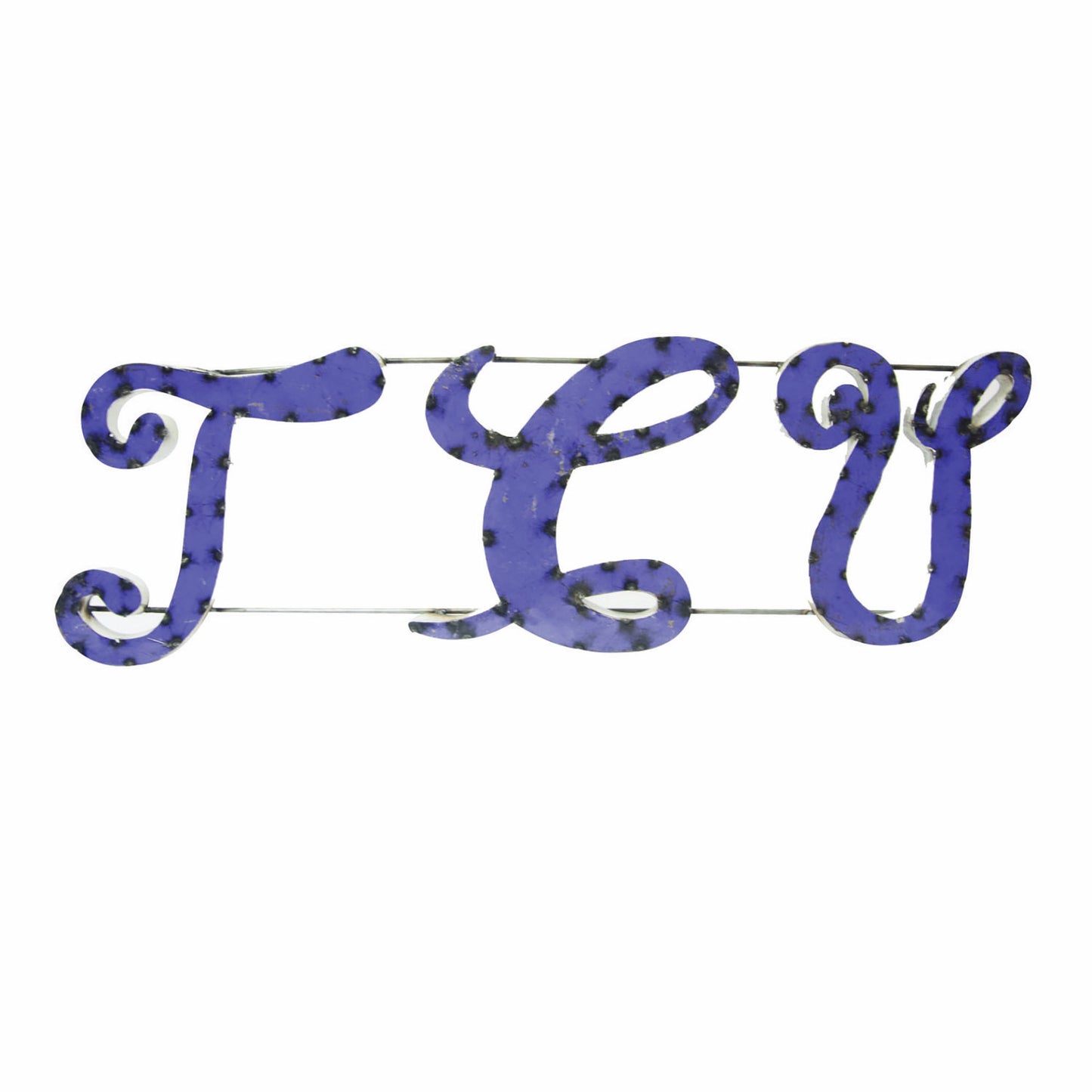 TCU Recycled Metal Wall Decor