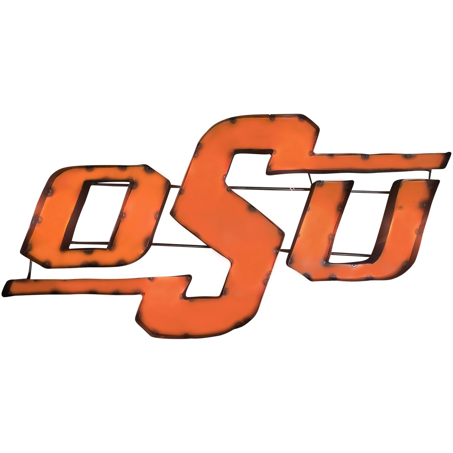 Oklahoma State Recycled Metal Wall Decor