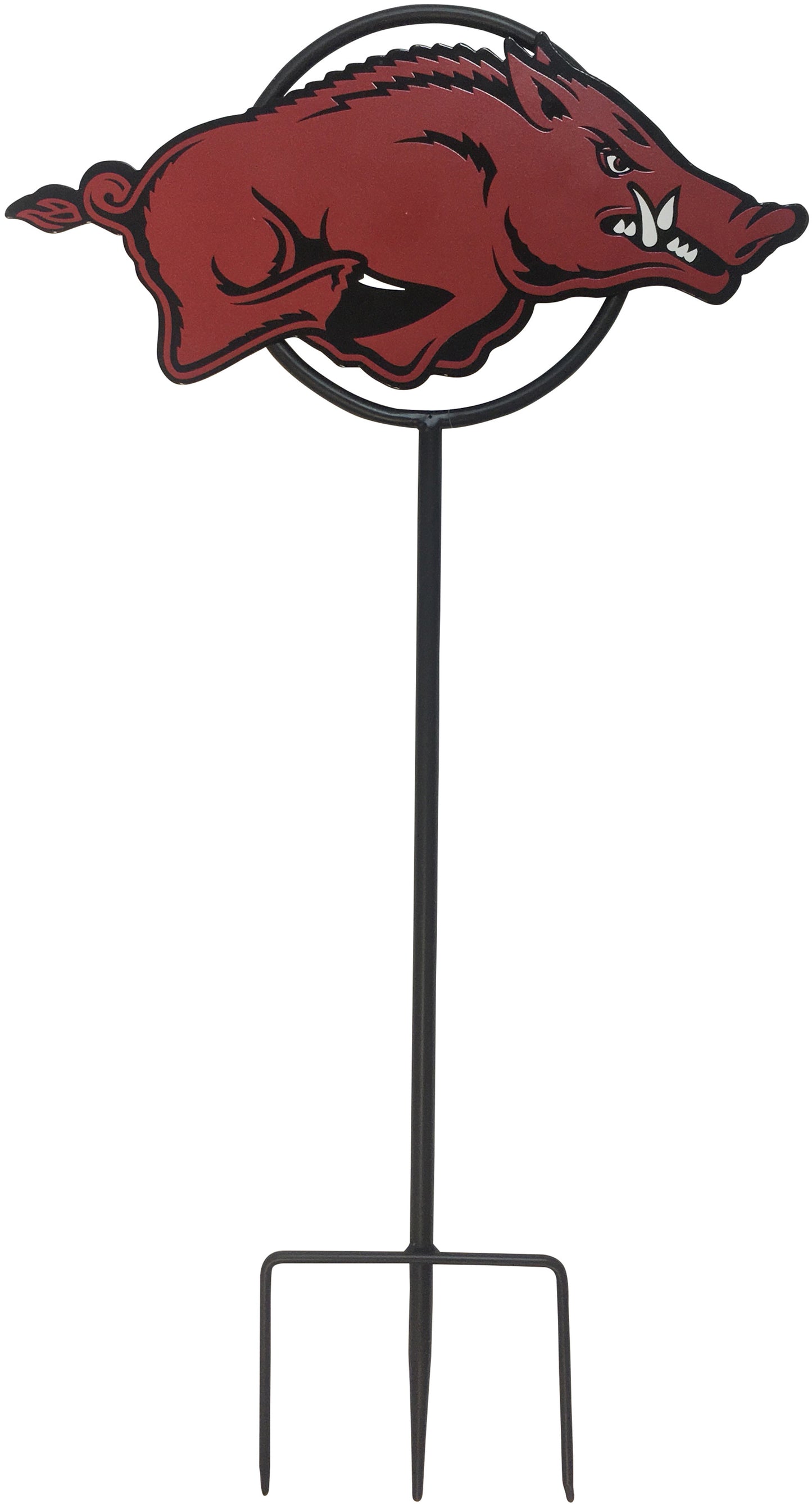 University of Arkansas Razorback Wrought Iron Yard Decor