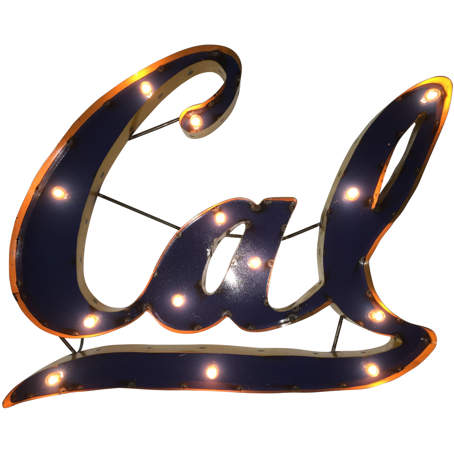 University of California, Berkeley Lighted Recycled Metal Wall Decor