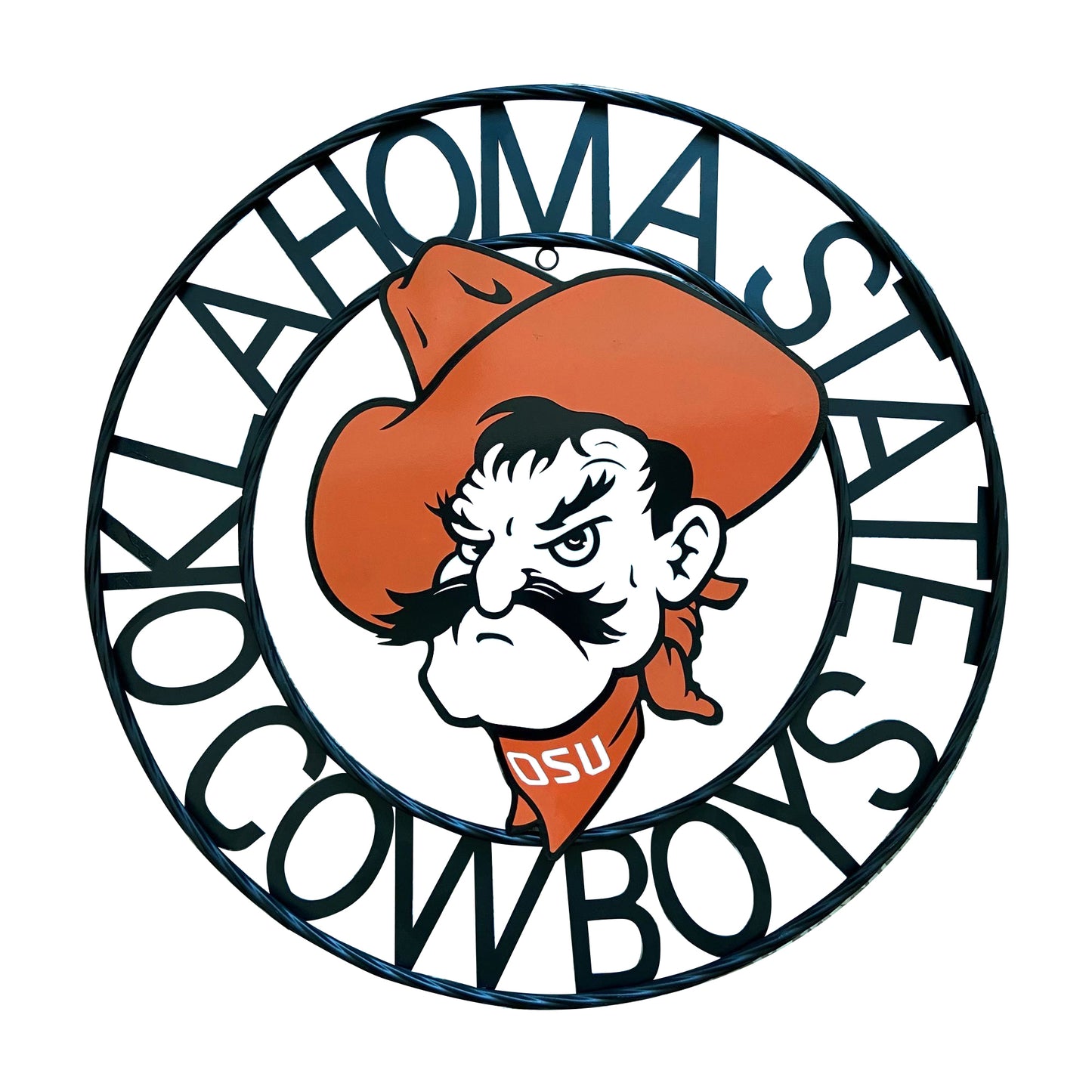 Oklahoma State Cowboys Wrought Iron Wall Decor