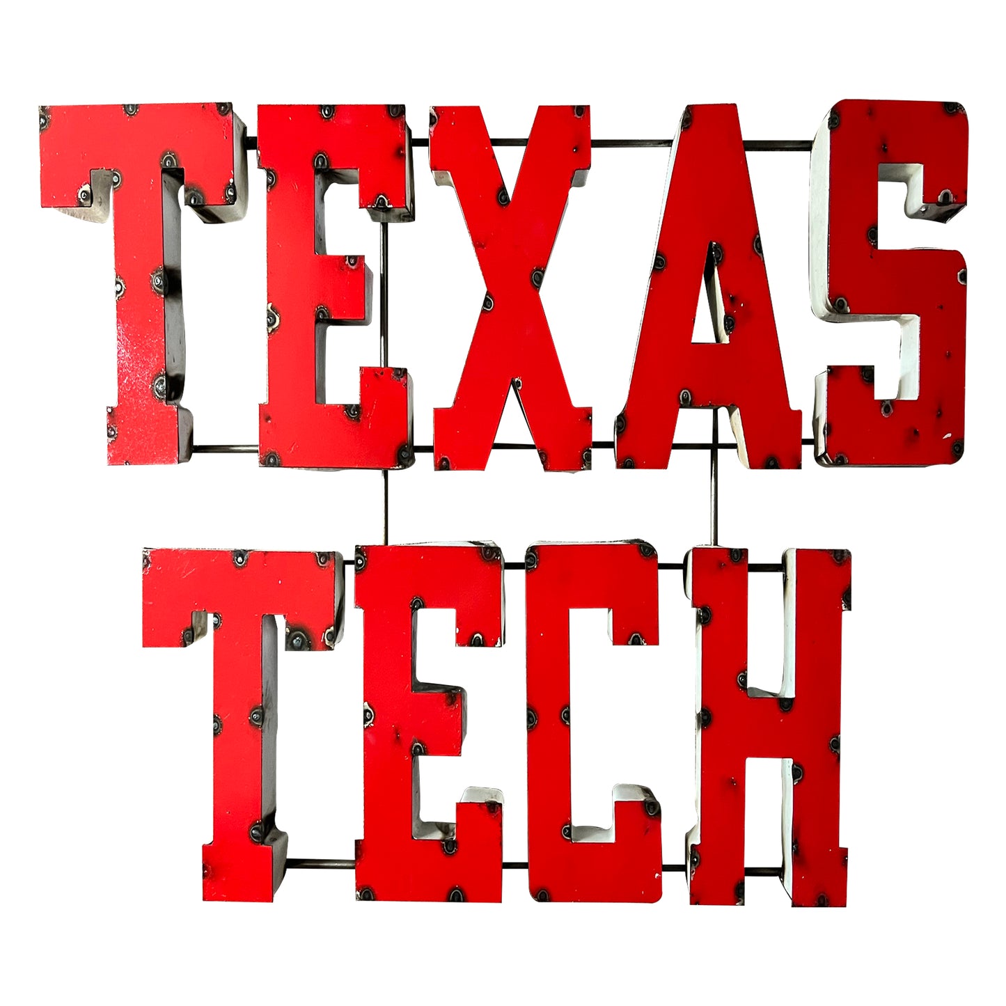 Texas Tech Recycled Metal Wall Decor
