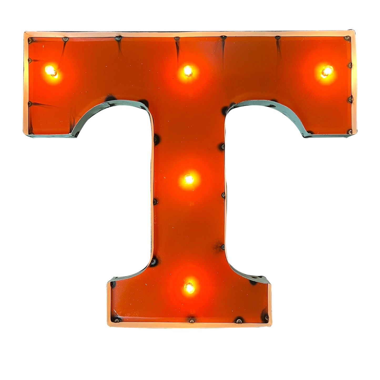 Tennessee Volunteers Lighted Recycled Metal Decor