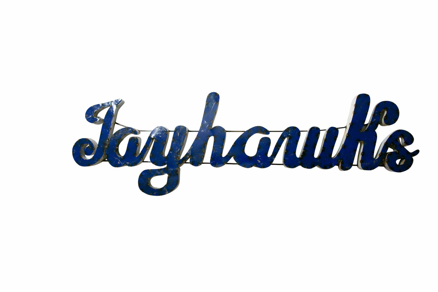 Kansas Jayhawks Recycled Metal Wall Decor