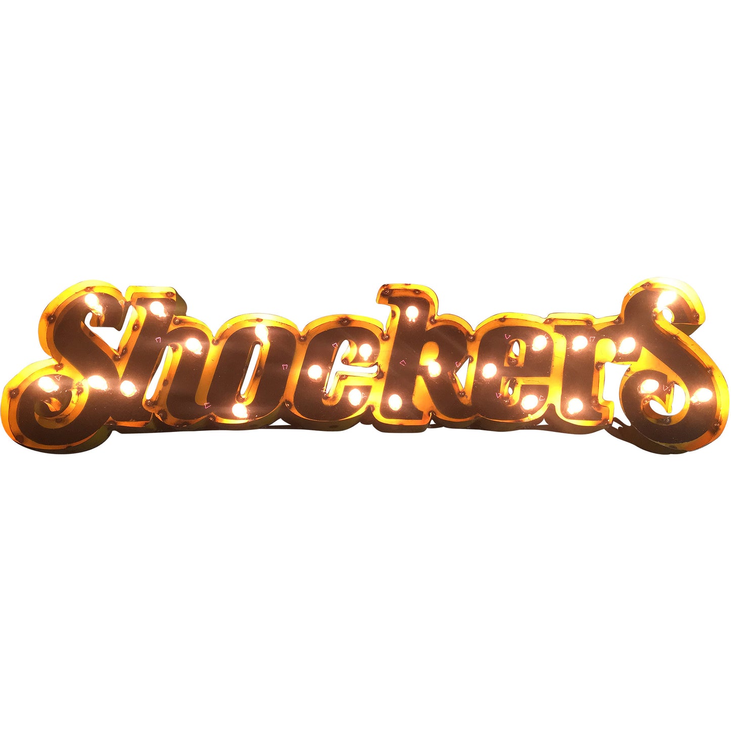 Wichita State University Shockers Lighted Recycled Metal Wall Decor