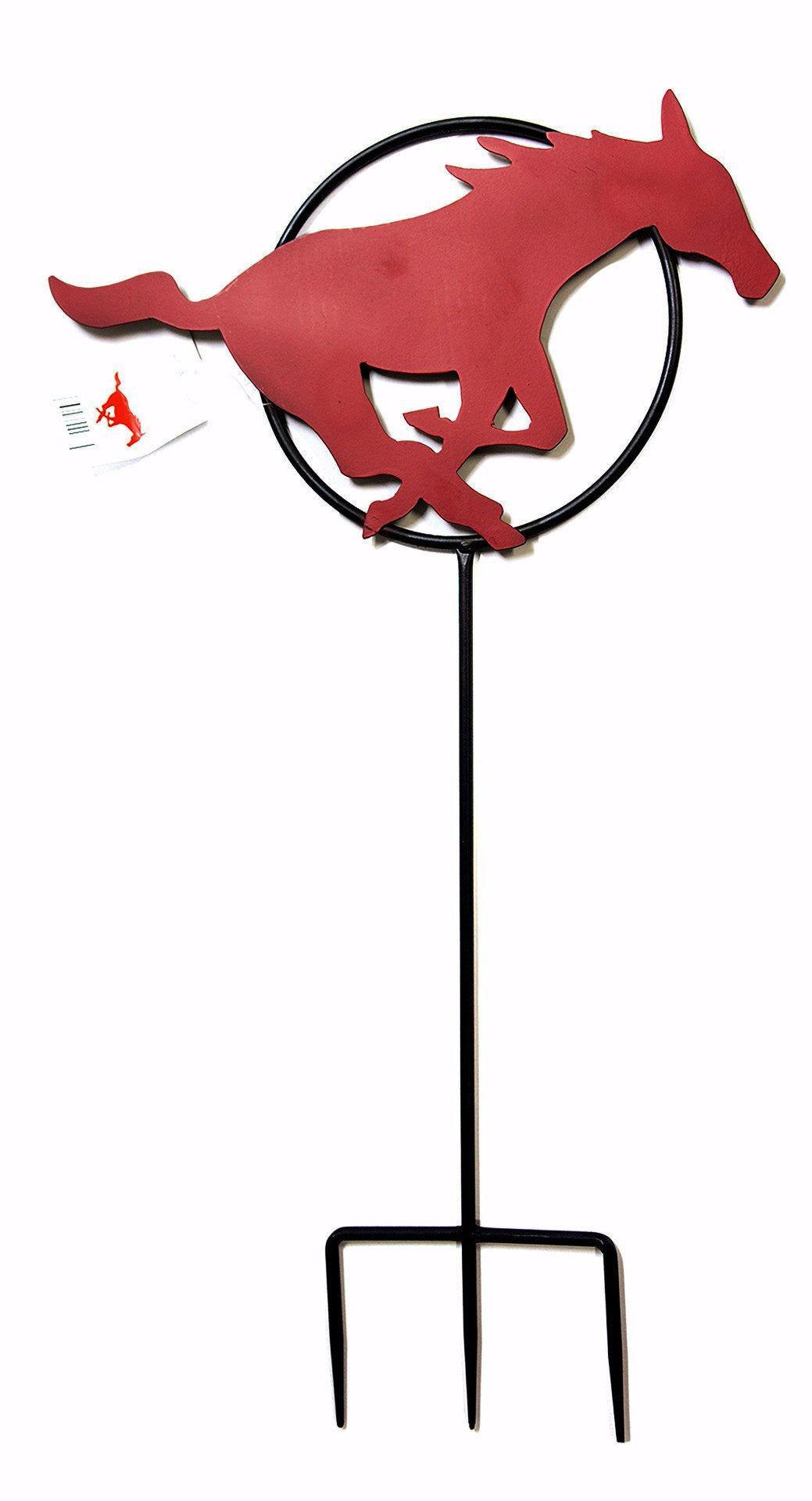 SMU Mustang Wrought Iron Yard Decor