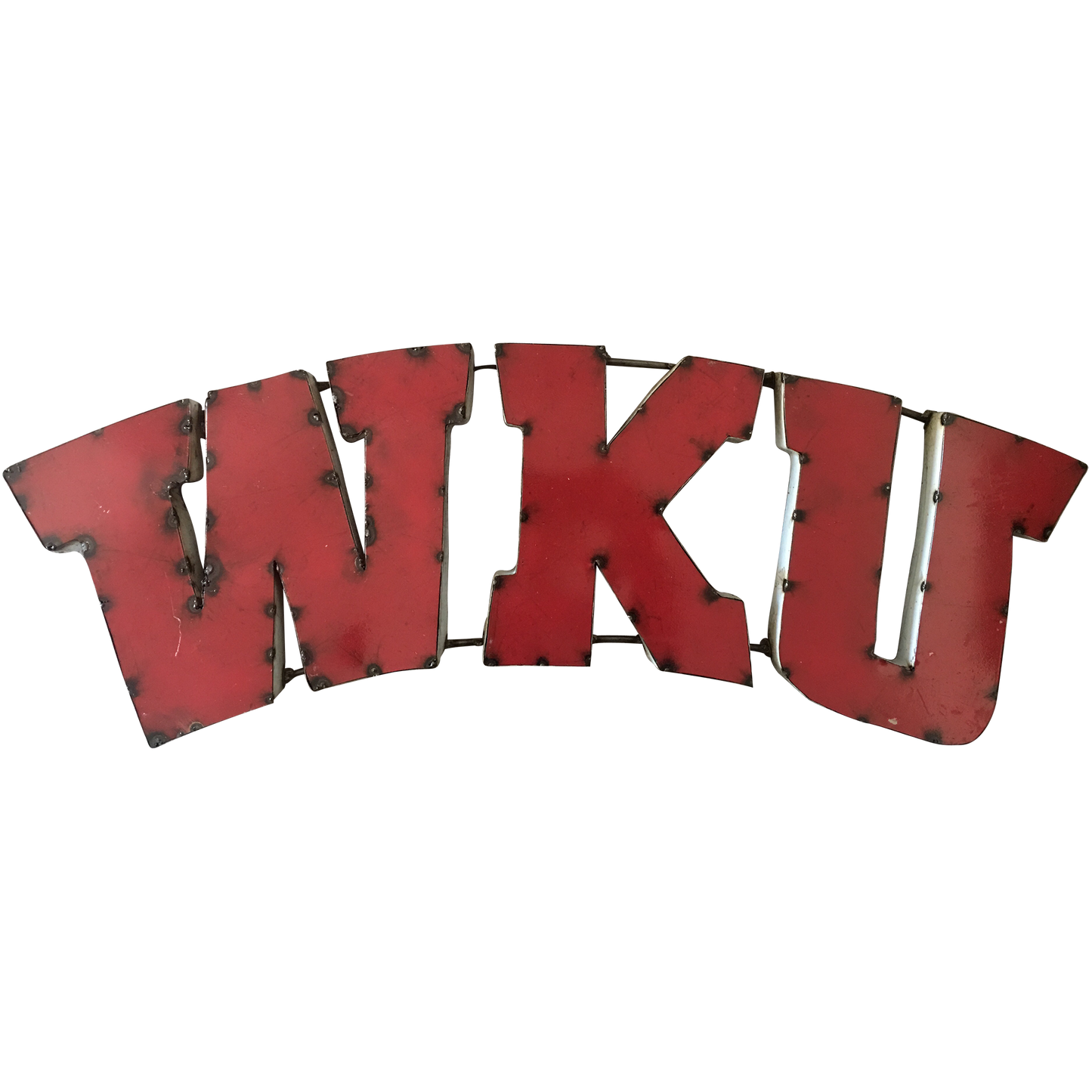 Western Kentucky University WKU Recycled Metal Wall Decor