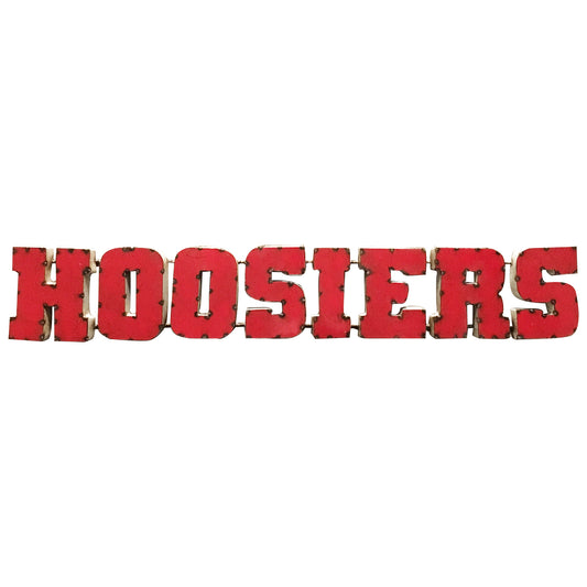 Indiana Hoosiers Recycled Metal Wall Decor