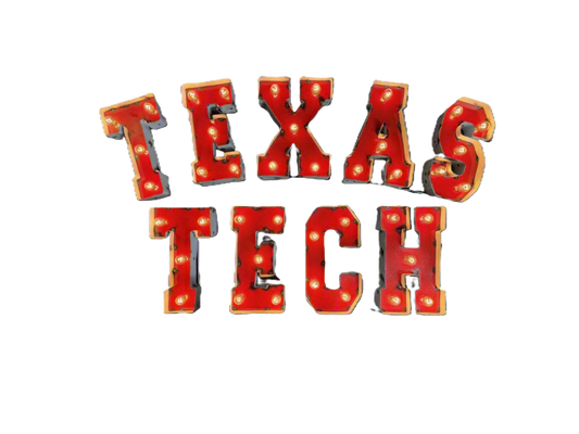 Texas Tech Arched Lighted Recycled Metal Wall Decor