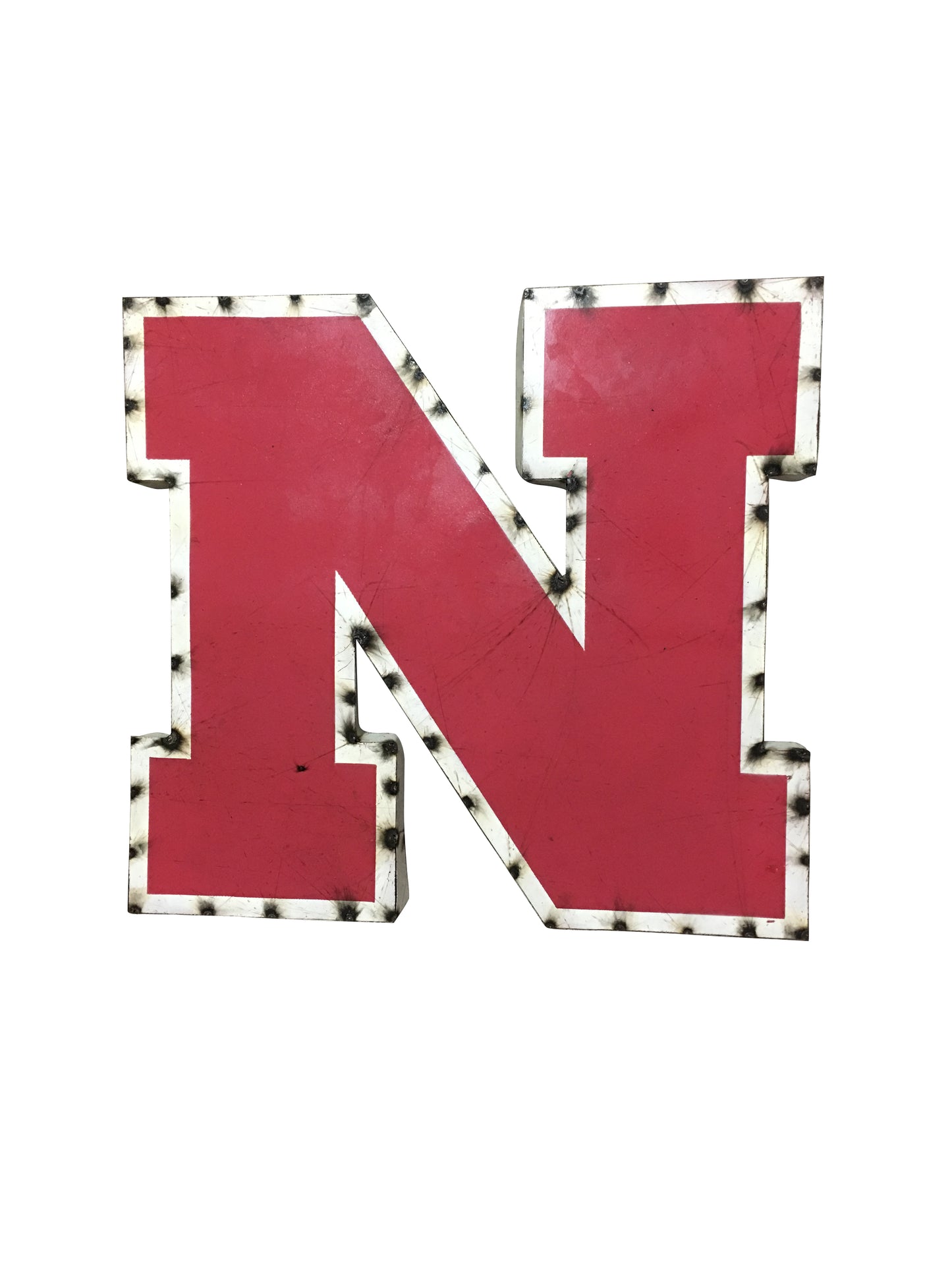 UNIVERSITY OF NEBRASKA RECYCLED METAL WALL DECOR