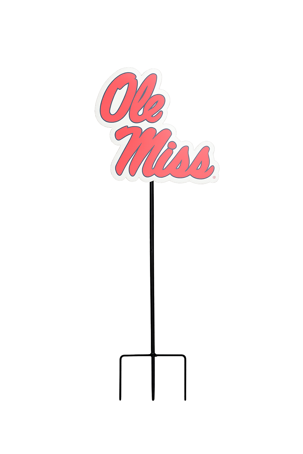 Ole Miss Wrought Iron Yard Decor