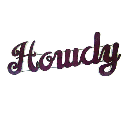 Texas A&M Howdy Recycled Metal Wall Decor