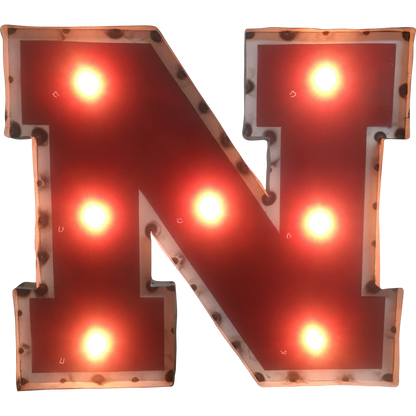 UNIVERSITY OF NEBRASKA RECYCLED METAL WALL DECOR